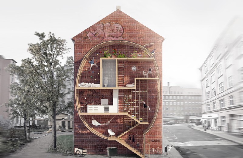 Turning Spaces Between Buildings into Residential Areas