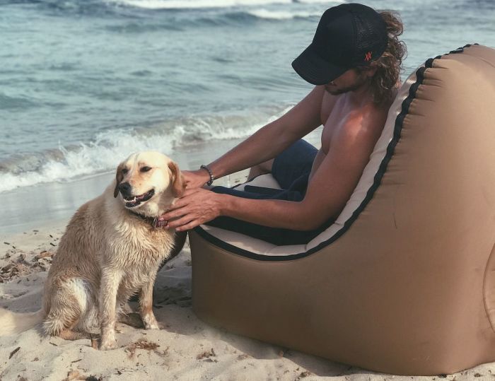 Wind-Powered Inflatable Chair