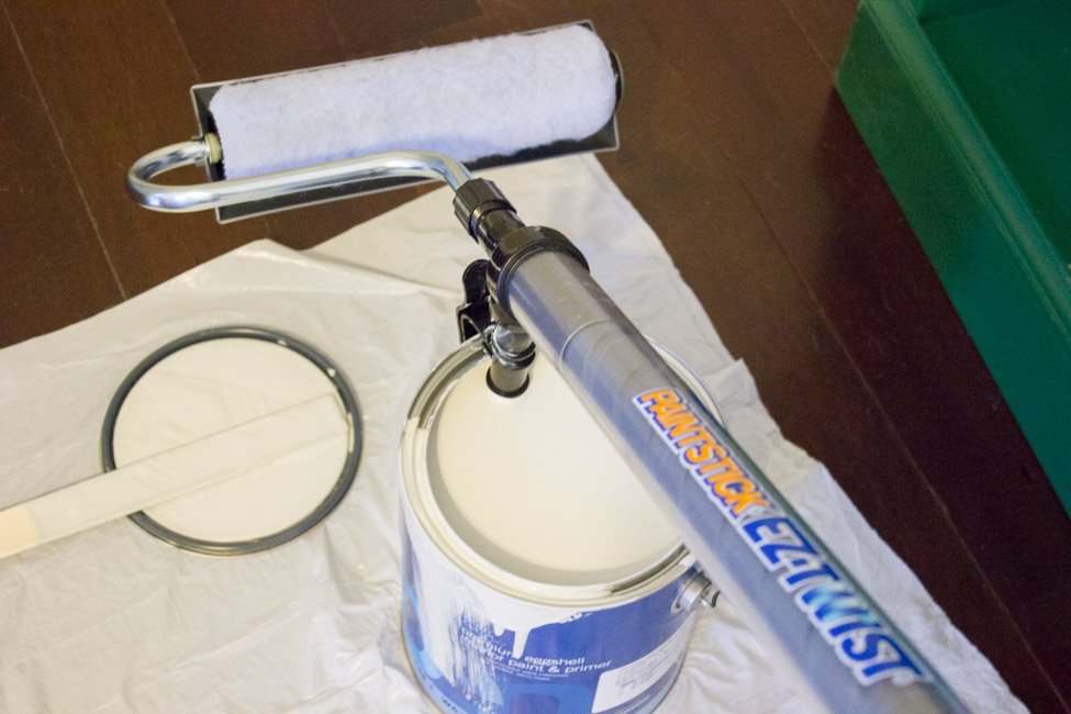 Paint Roller with a Paint Distribution System