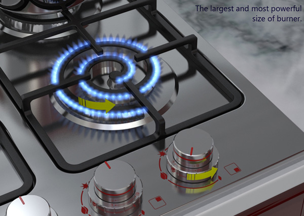 High-Efficiency Gas Burner