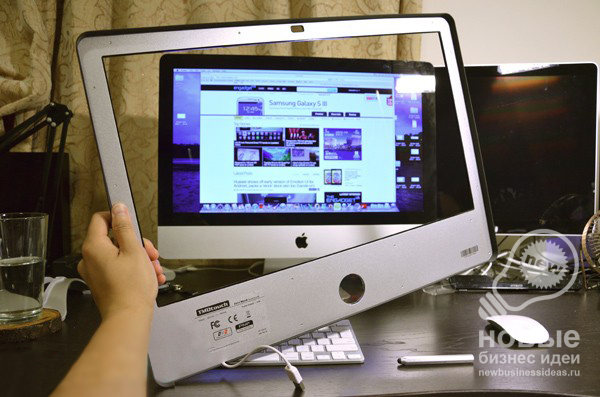 Business Concept: Transforming Regular Monitors into Touchscreens