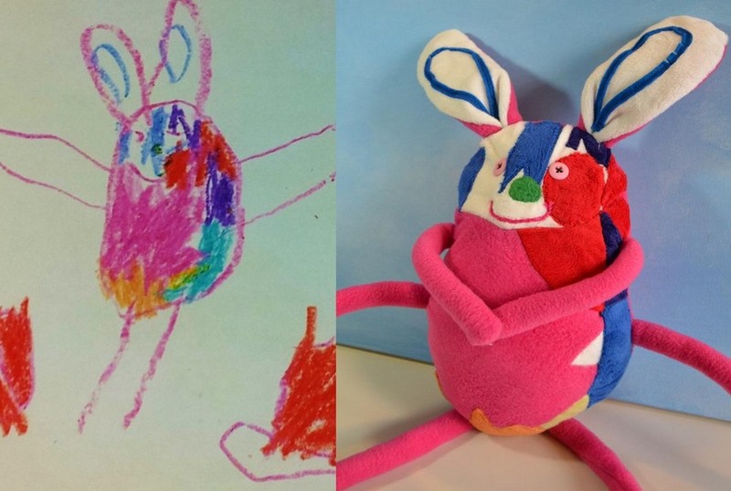 Exciting Business Idea: Soft Toys Designed from Children's Drawings
