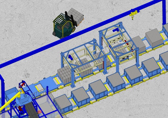 Launching Production of Foam Concrete Blocks