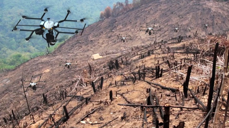 Drones to Aid in Greening the Planet