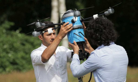 Drone Saving Human Lives