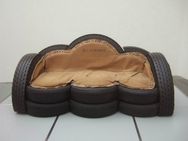 Make Your Own Furniture Using Old Tires