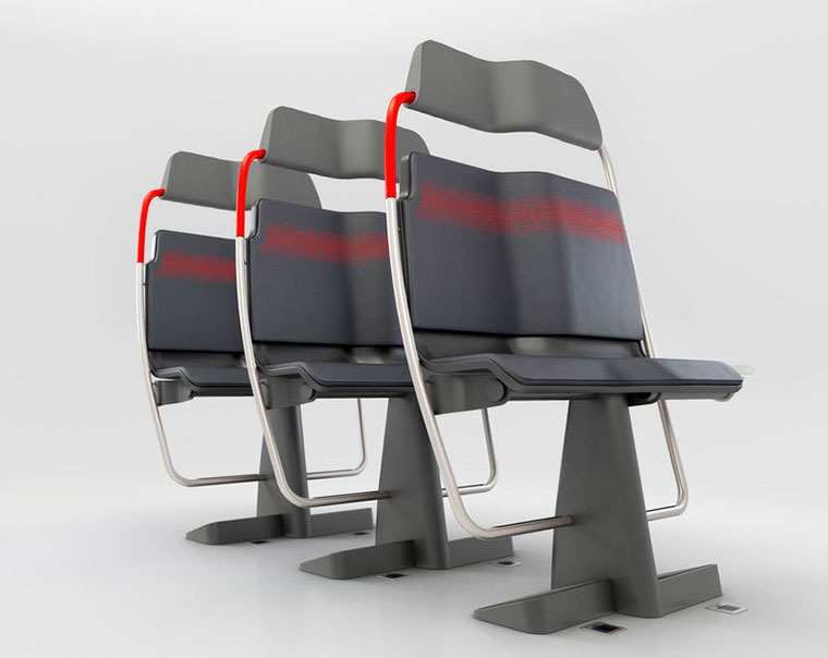 Innovative Chair Design That Can Significantly Increase Public Transport Capacity