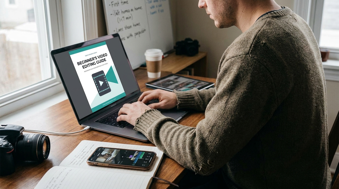 Write and Sell a Beginner's Video Editing Guide