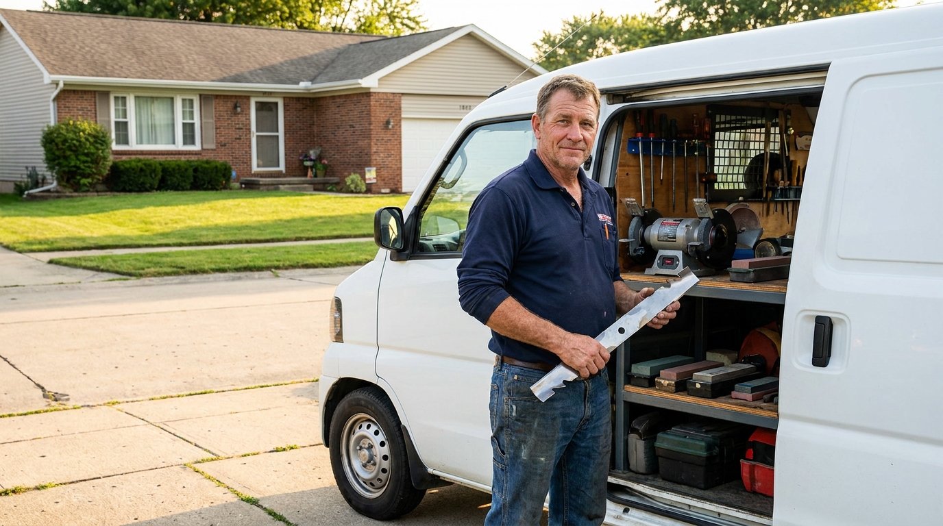 Mobile tool and mower sharpening business idea for 2026